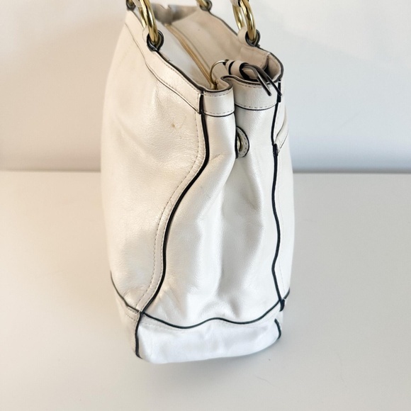 COACH Park Leather Double Handle, Pearl Bag, F19728 - Picture 2 of 7